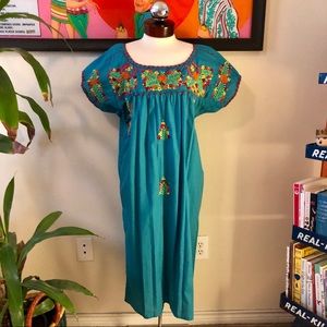 Mexico Embroidered Muumuu